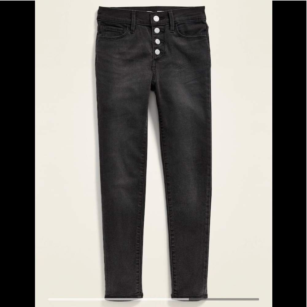 Black oldnavy high rise jeans